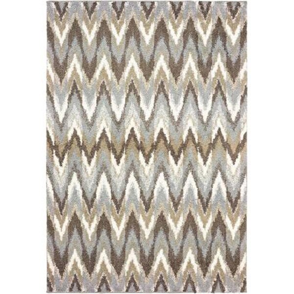 Oriental Weavers 3 ft. 10 in. x 5 ft. 5 in. Verona Casual Area Rug, Grey V004D6117165ST - main